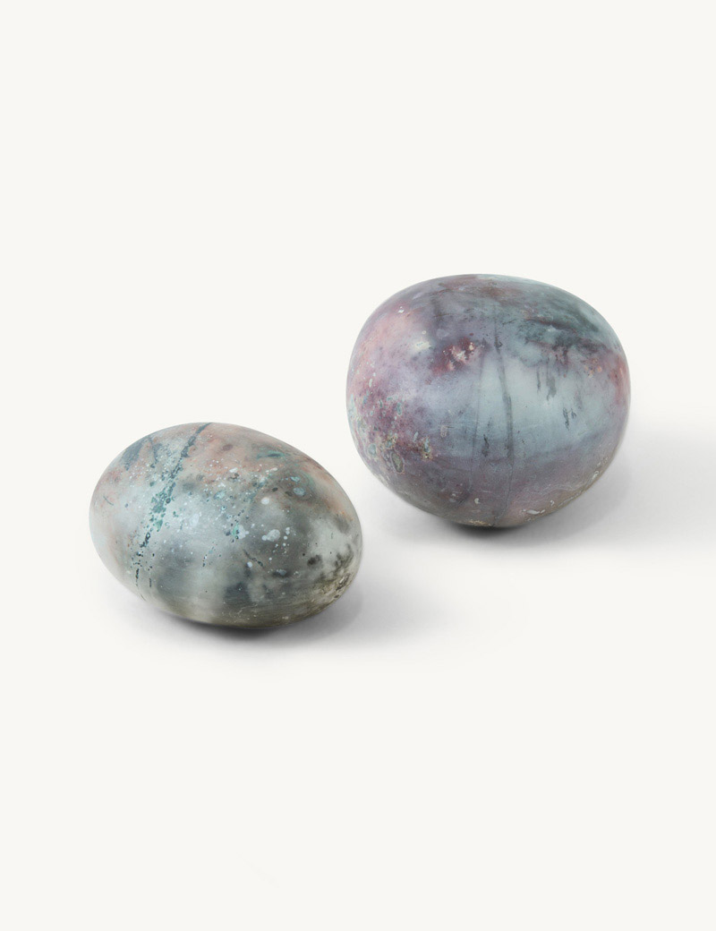 Kathleen Whitaker Medium and Small Porcelain Spheres