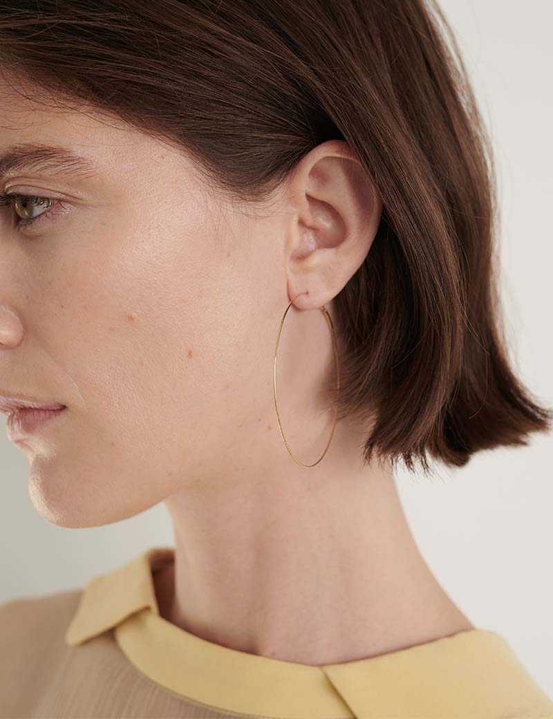 Kathleen Whitaker Hoop Earrings