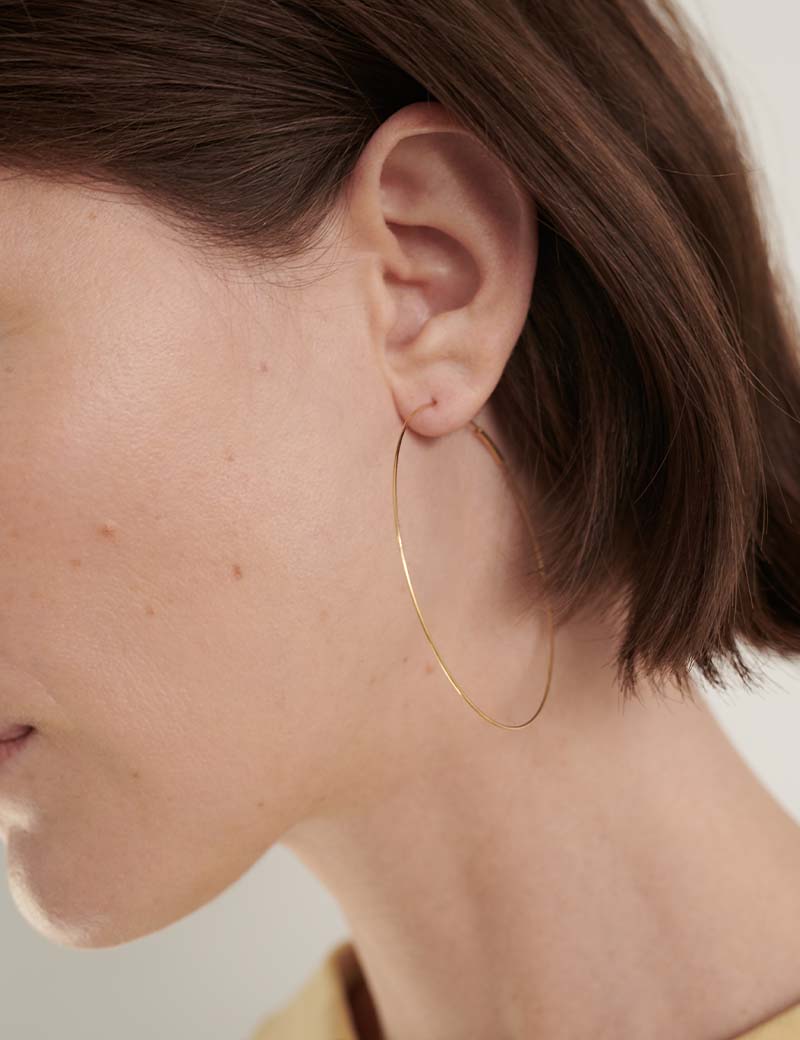 Kathleen Whitaker Hoop Earrings