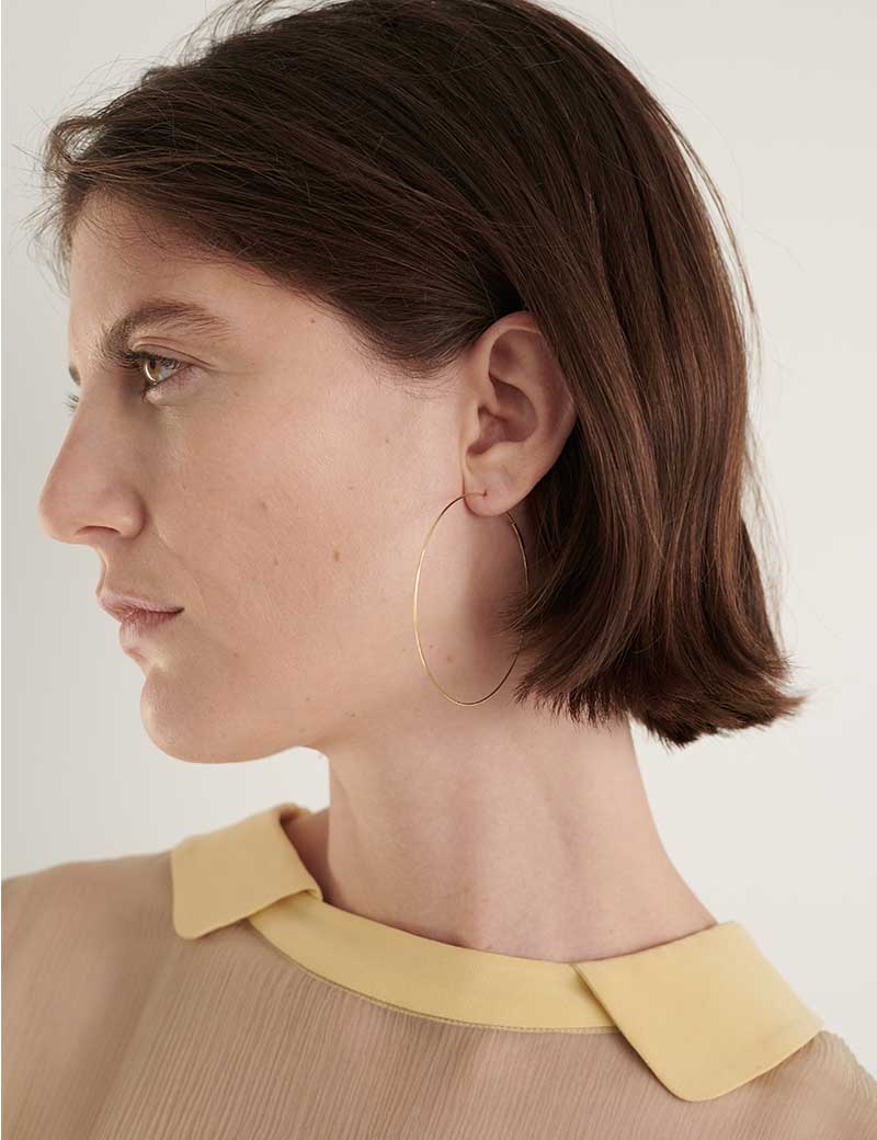 Kathleen Whitaker Hoop Earrings