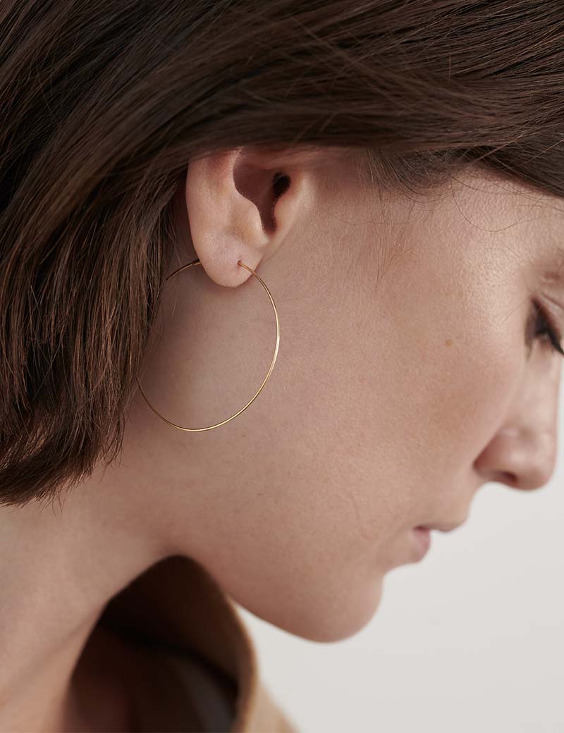 Kathleen Whitaker Hoop Earrings