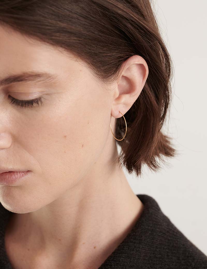 Kathleen Whitaker Hoop Earrings