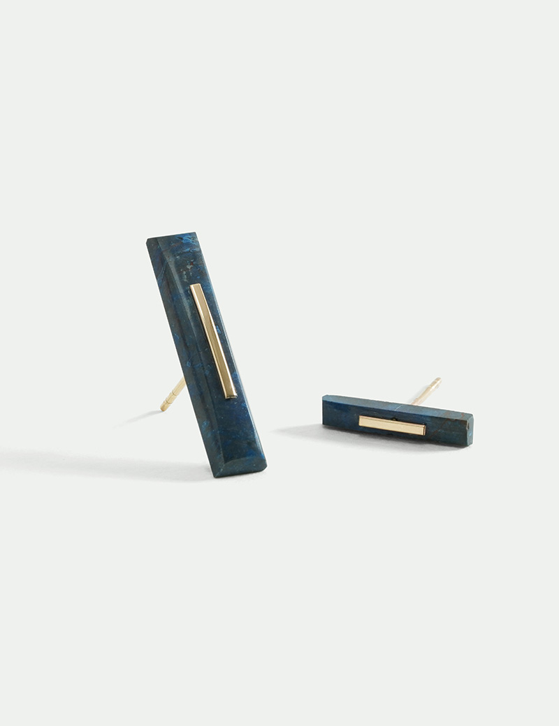 LAPIS STONE STUDS - Image 10