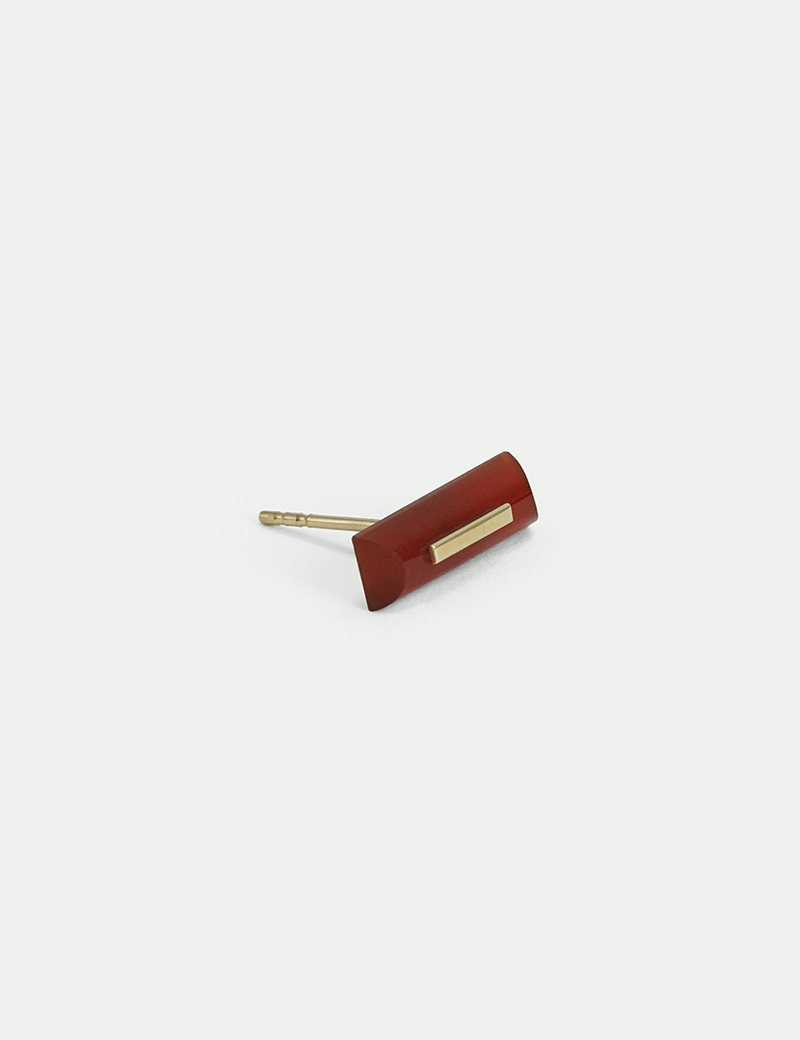 CARNELIAN STONE STUD - Image 8