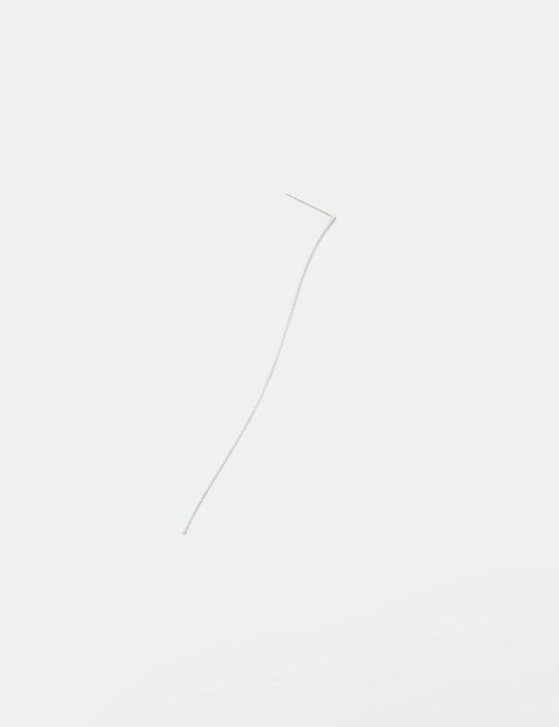 3 inch Silver Snake Chain Earring - discontinued